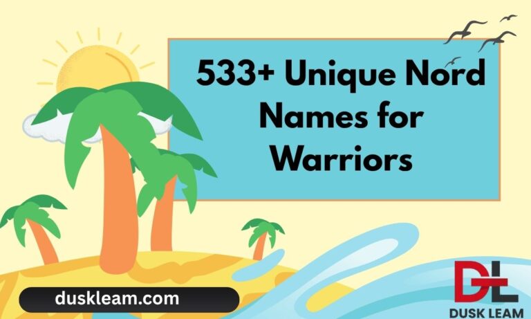533+ Unique Nord Names for Warriors