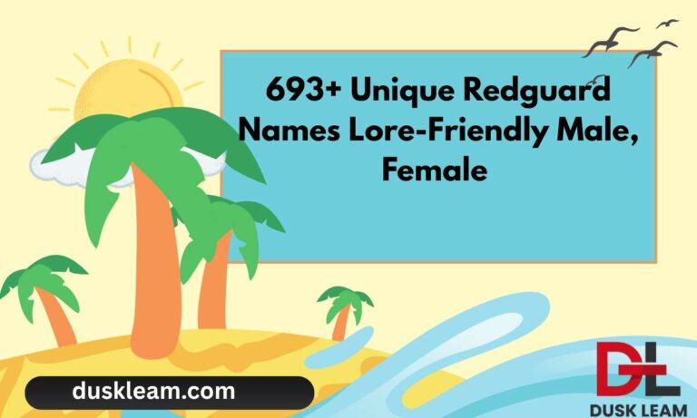 693+ Unique Redguard Names Lore-Friendly Male, Female