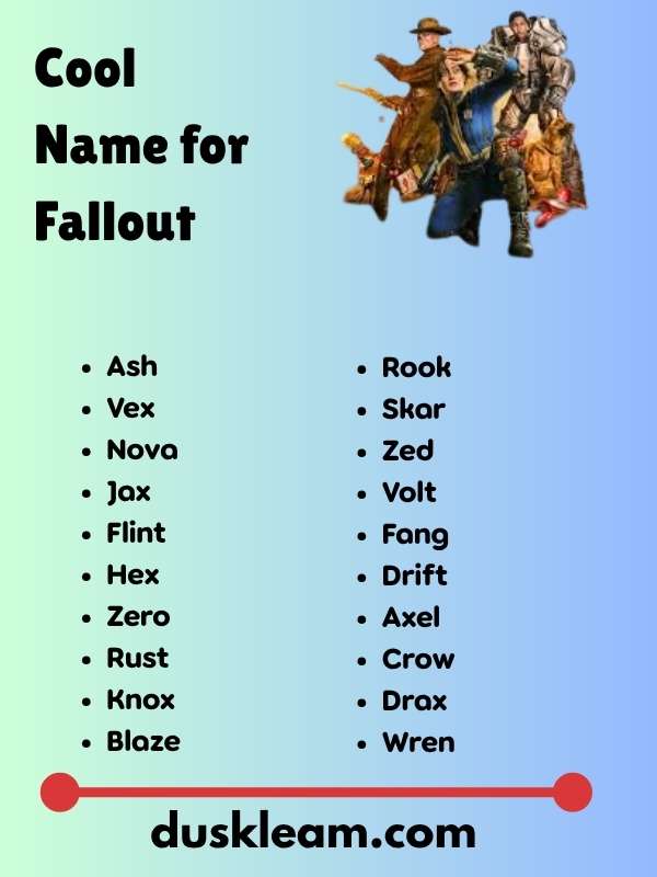 Cool Name for Fallout