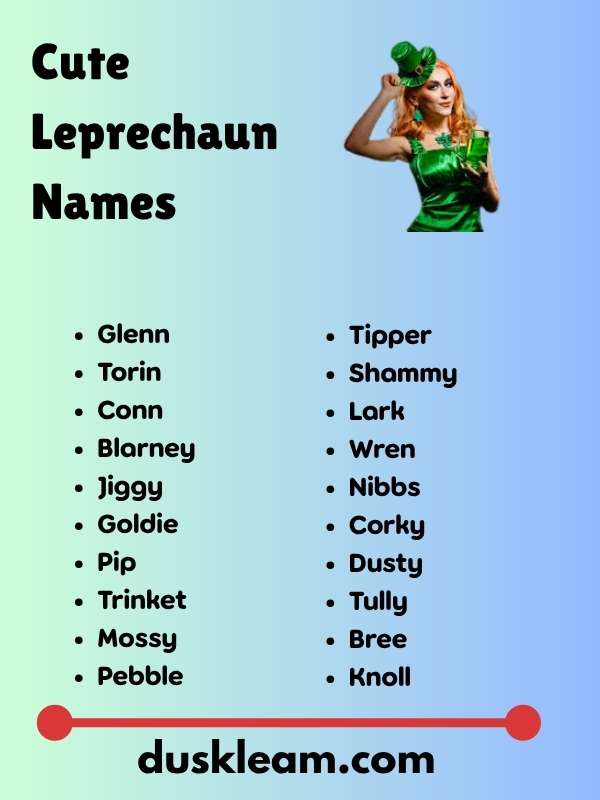 Cute Leprechaun Names