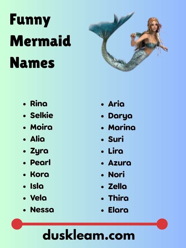 Funny Mermaid Names