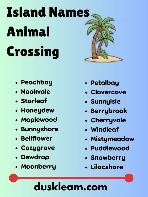 Island Names Animal Crossing