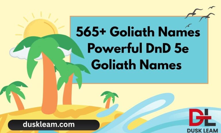 565+ Goliath Names Powerful DnD 5e Goliath Names & Meanings (2026)