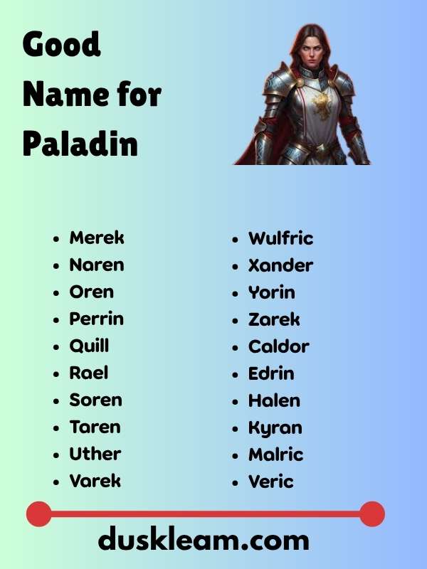 Good Name for Paladin