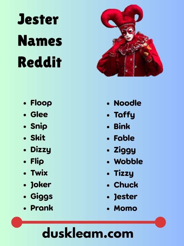 Jester Names Reddit