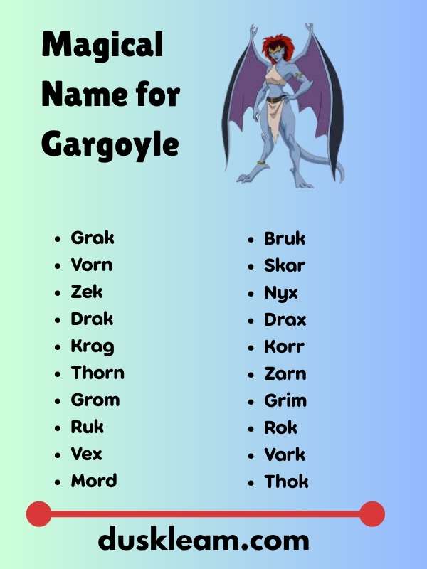 Magical Name for Gargoyle