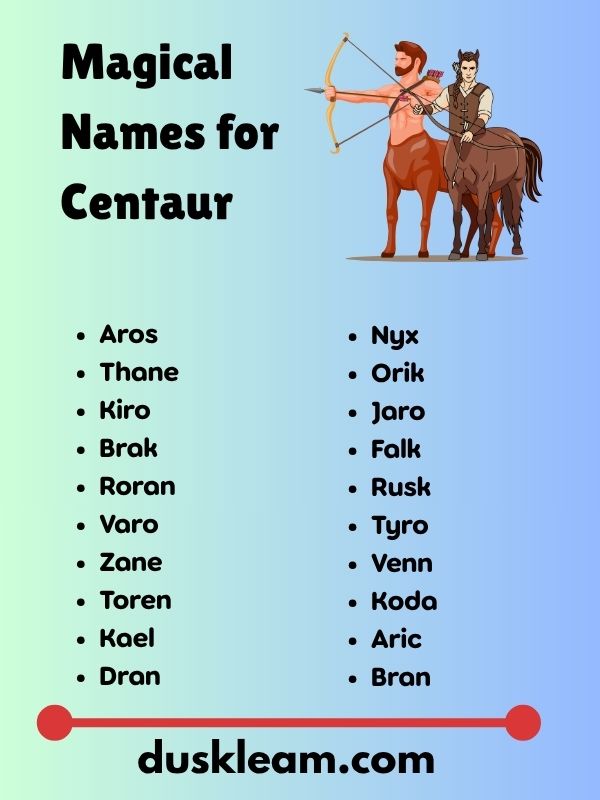 Magical Names for Centaur