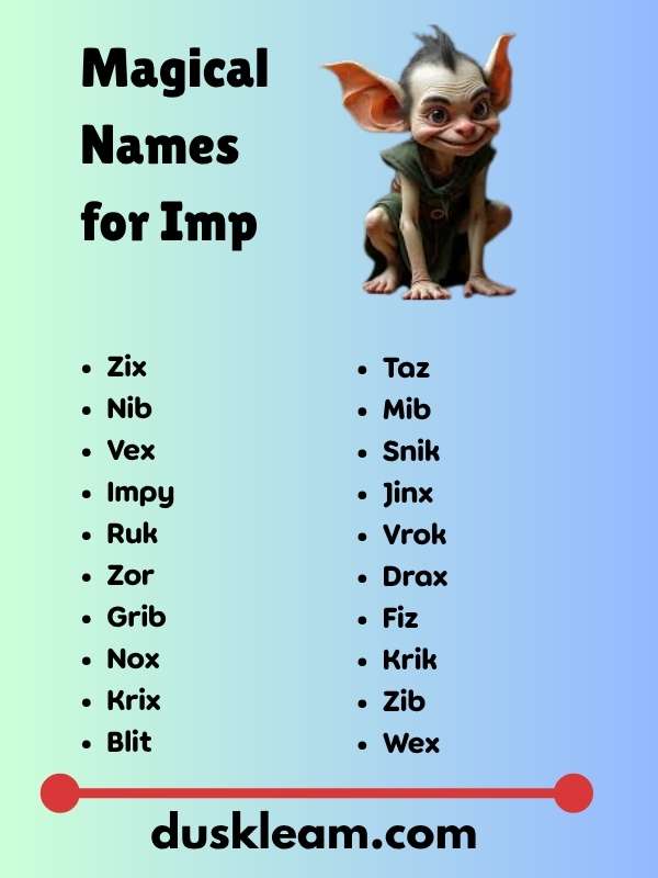Magical Names for Imp