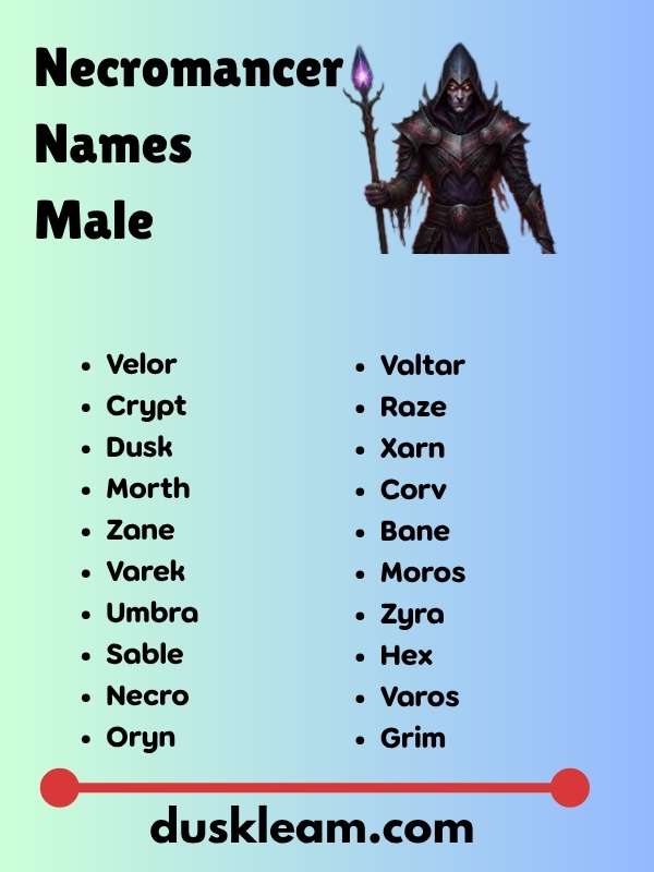 Necromancer Names Male