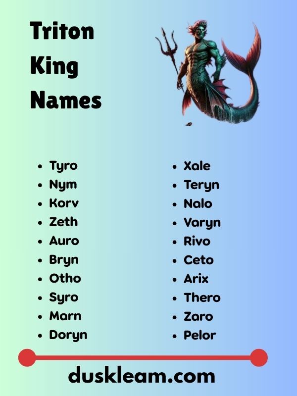 Triton King Names