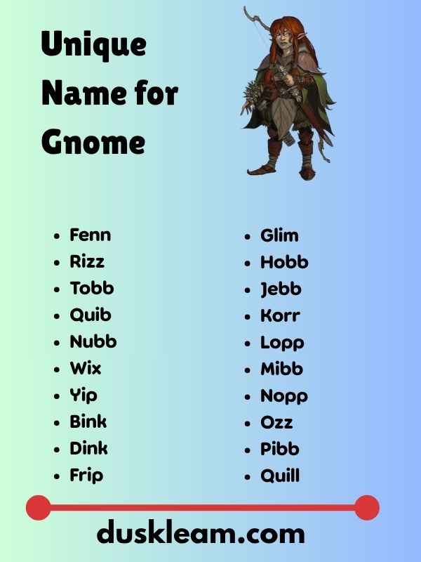 Unique Name for Gnome