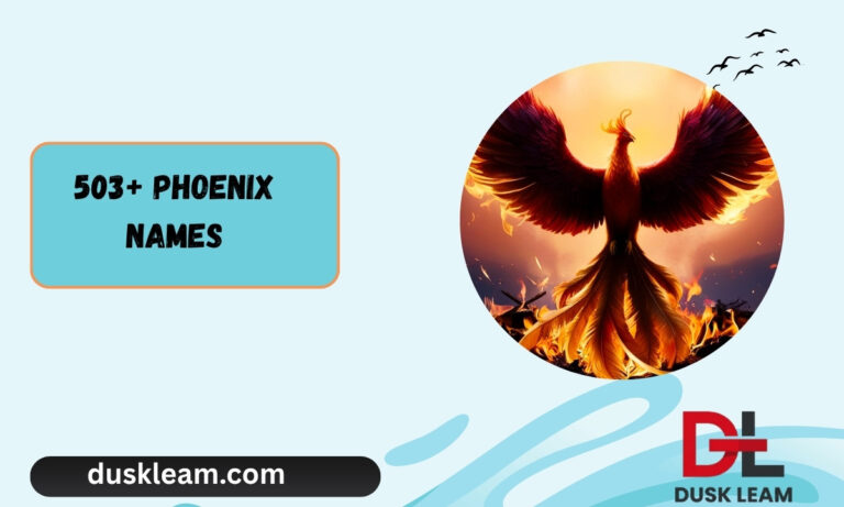 503+ Phoenix Names