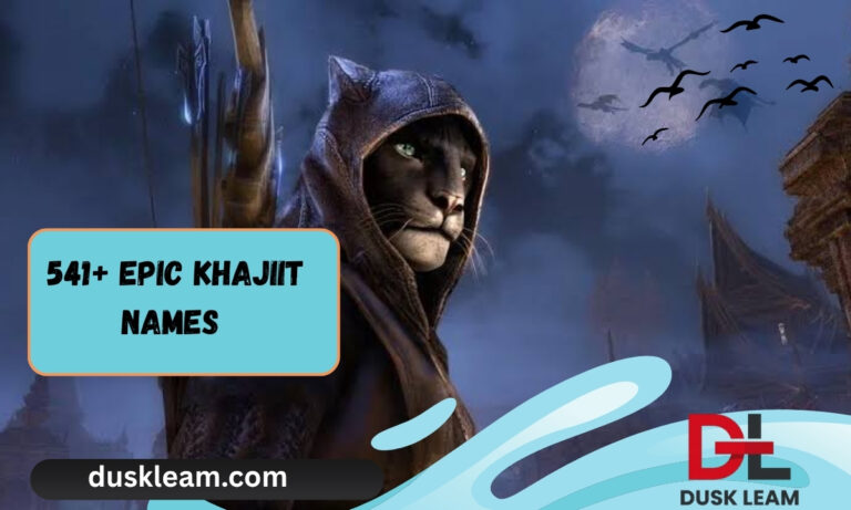 541+ Epic Khajiit Names for Your Next Adventure 2026