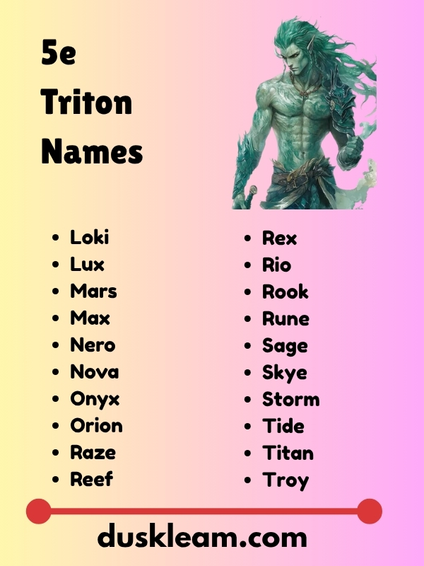 5e Triton Names