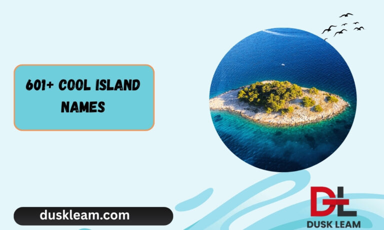601+ Cool Island Names
