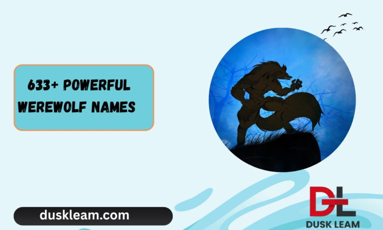 633+ Powerful Werewolf Names for Fierce Characters