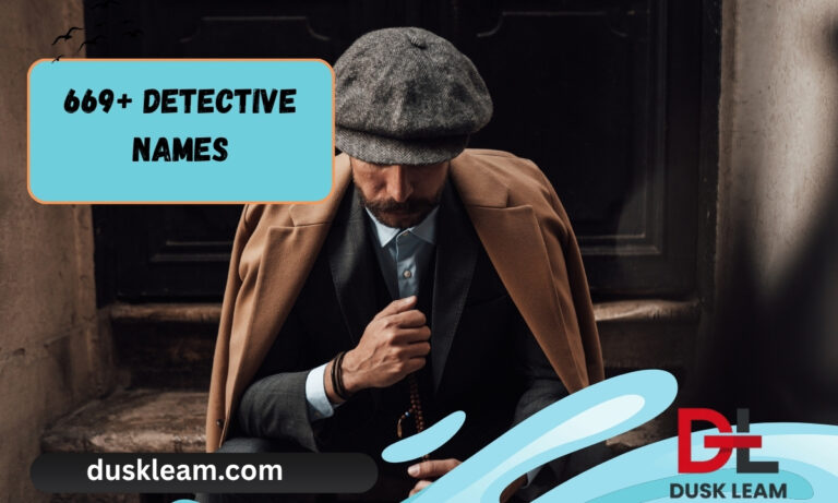 669+ Detective Names