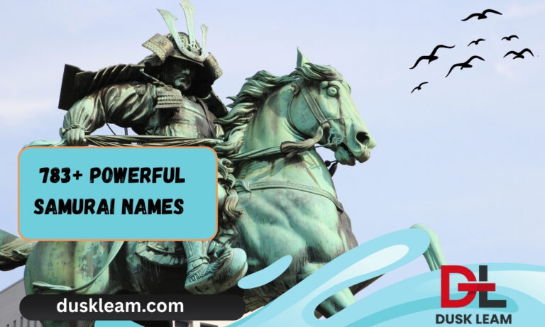 783+ Powerful Samurai Names That Sound Powerful & Legendary
