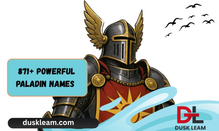 871+ Powerful Paladin Names for Brave Fantasy Heroes
