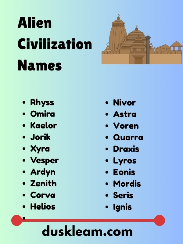 Alien Civilization Names