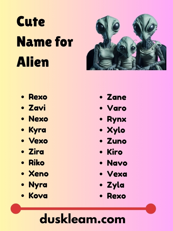 Cute Name for Alien