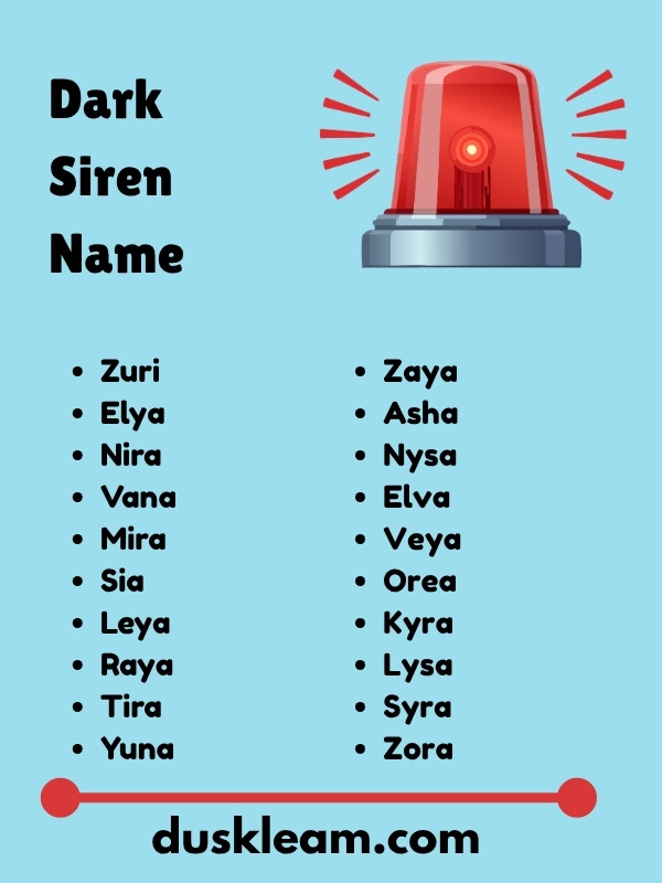 Dark Siren Names