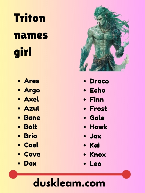 Triton names girl