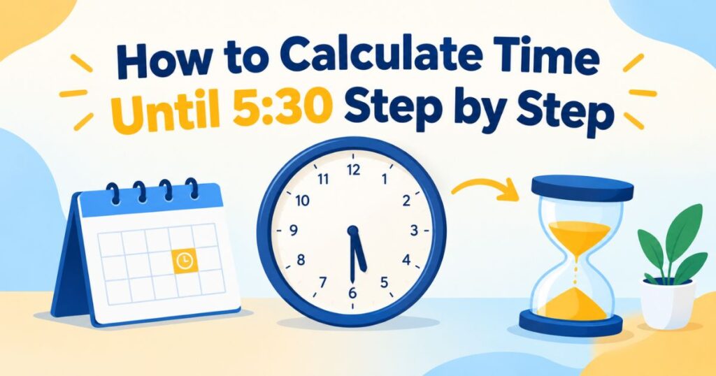 How to Calculate Time Until 530 Step by Step