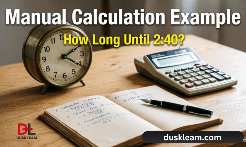 Manual Calculation Example