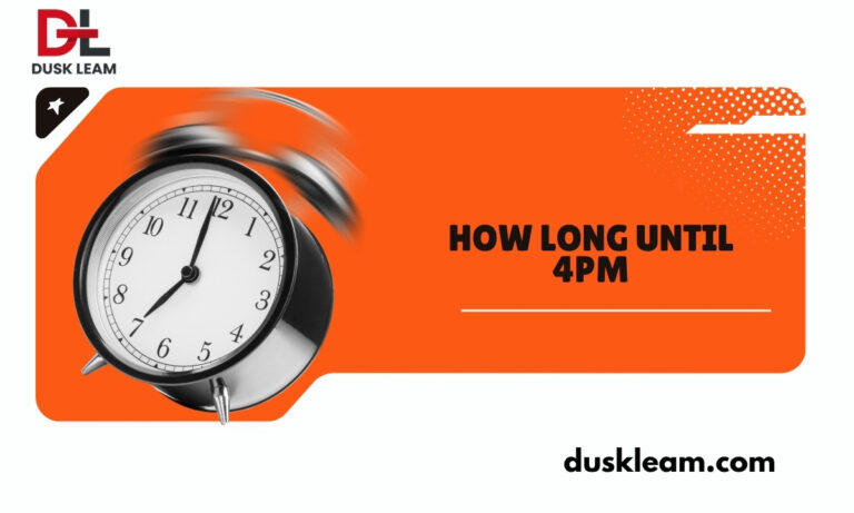 how long until 4pm