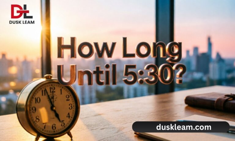 how long until 5:30
