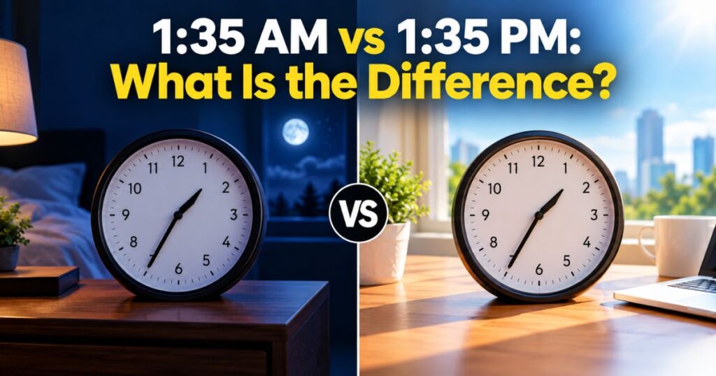 135 AM vs 135 PM What Is the Difference