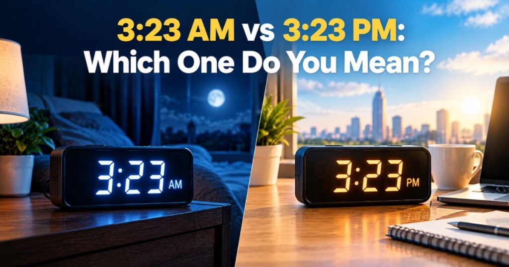 323 AM vs 323 PM Which One Do You Mean