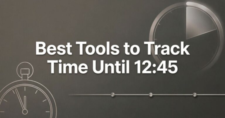 Best Tools to Track Time Until 1245