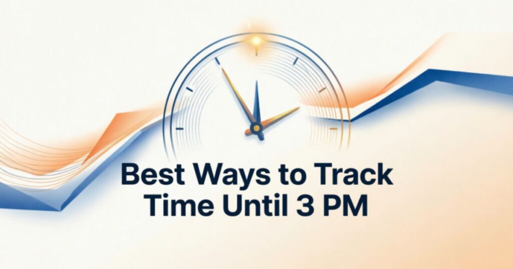 Best Ways to Track Time Until 3 PM