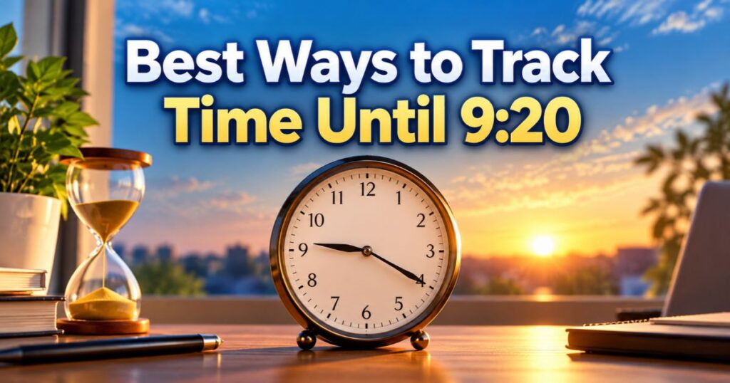 Best Ways to Track Time Until 9_20