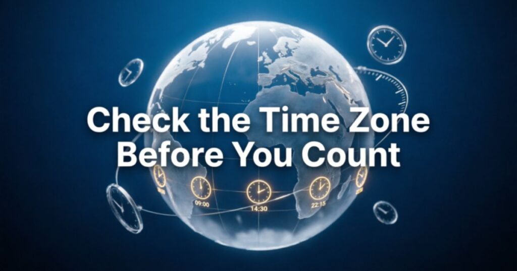 Check the Time Zone Before You Count