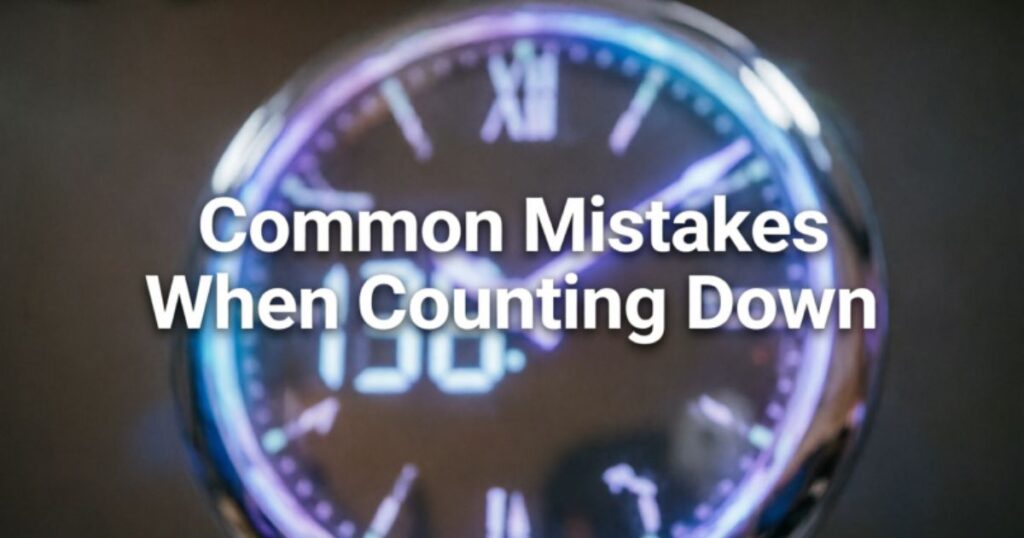 Common Mistakes When Counting Down