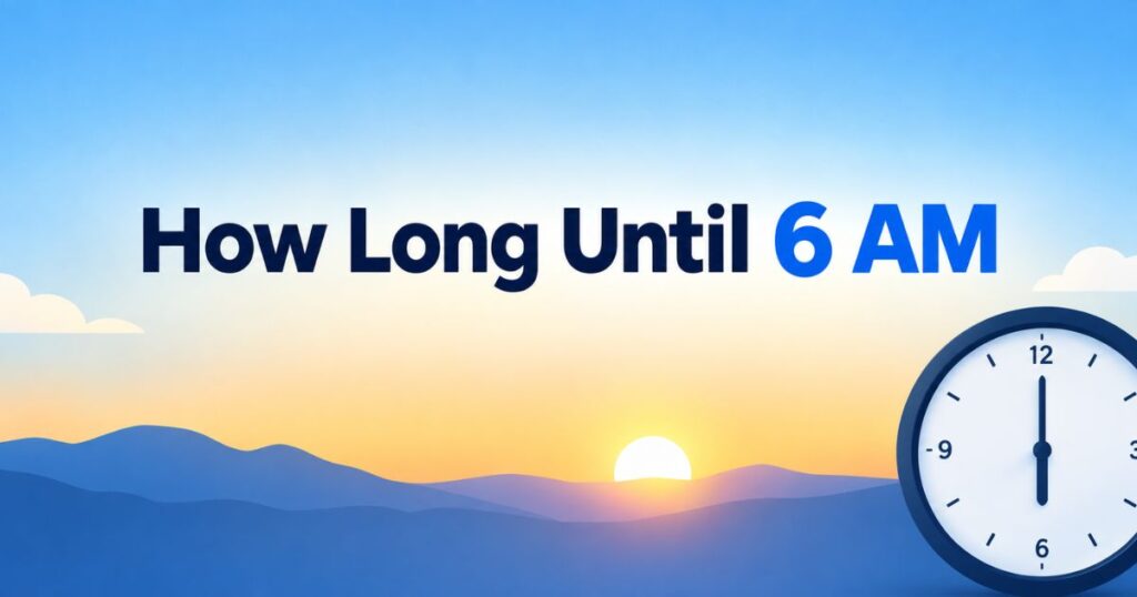 How Long Until 6 AM
