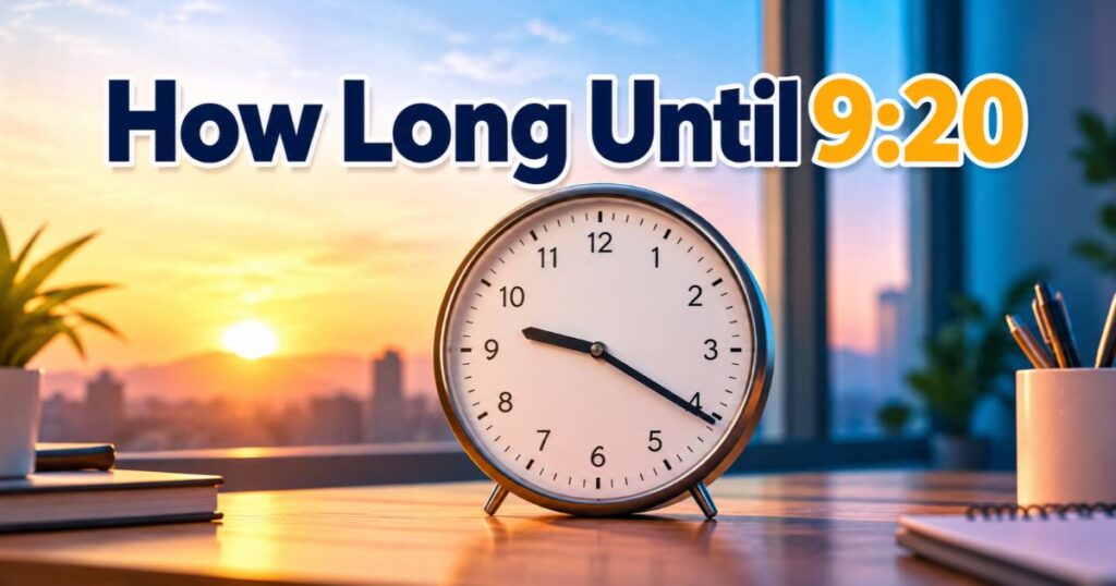 How Long Until 9_20