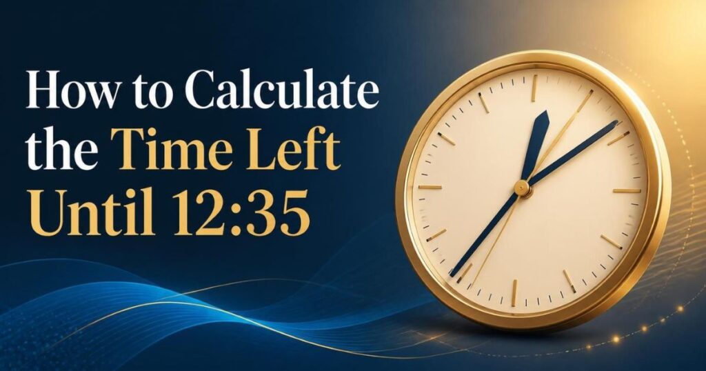 How to Calculate the Time Left Until 1235