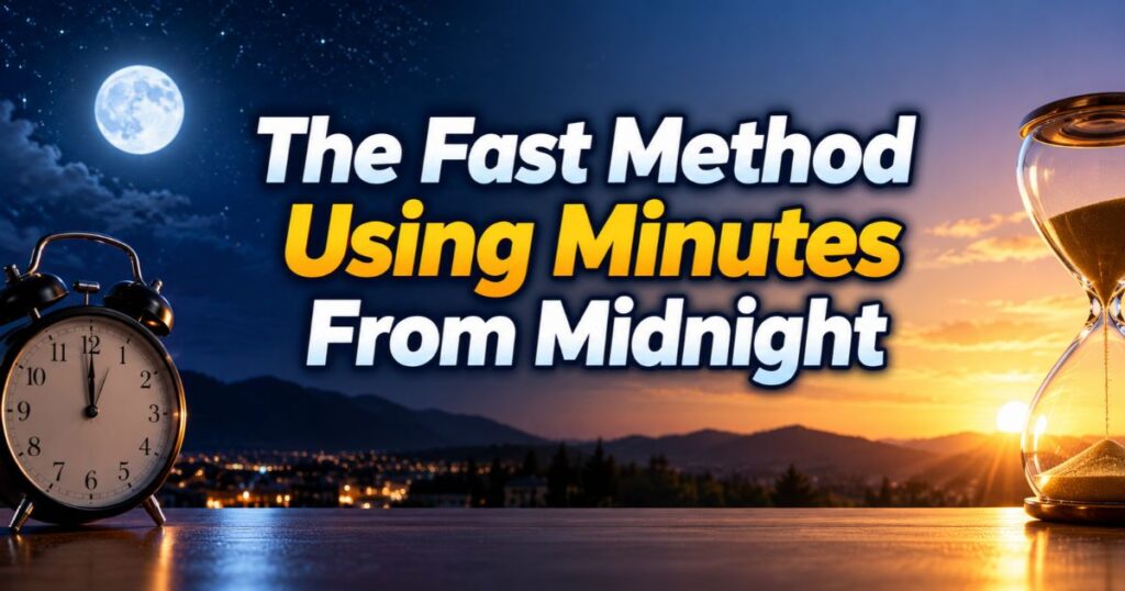 The Fast Method Using Minutes From Midnight