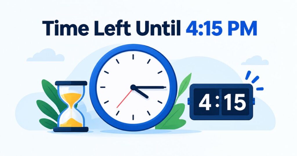 Time Left Until 415 PM Chart