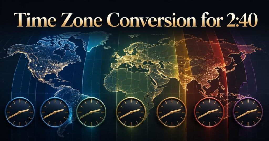Time Zone Conversion for 240