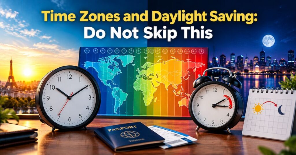 Time Zones and Daylight Saving Do Not Skip This