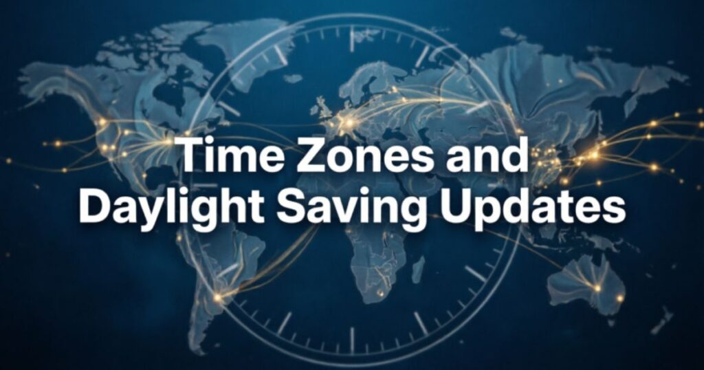 Time Zones and Daylight Saving Updates